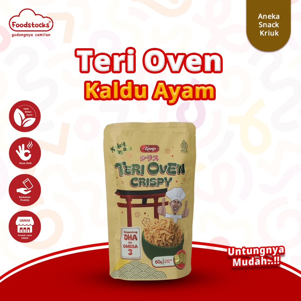 

Kuangs Teri Oven Crispy 60gr - Kaldu Ayam