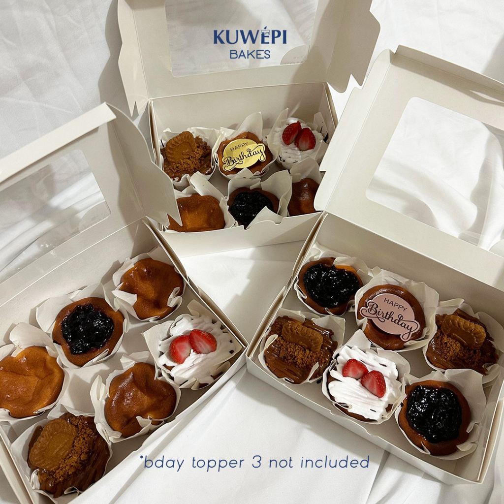 

[max order H-2]TINY BURNT CHEESECAKE 6 CM BOX OF 6