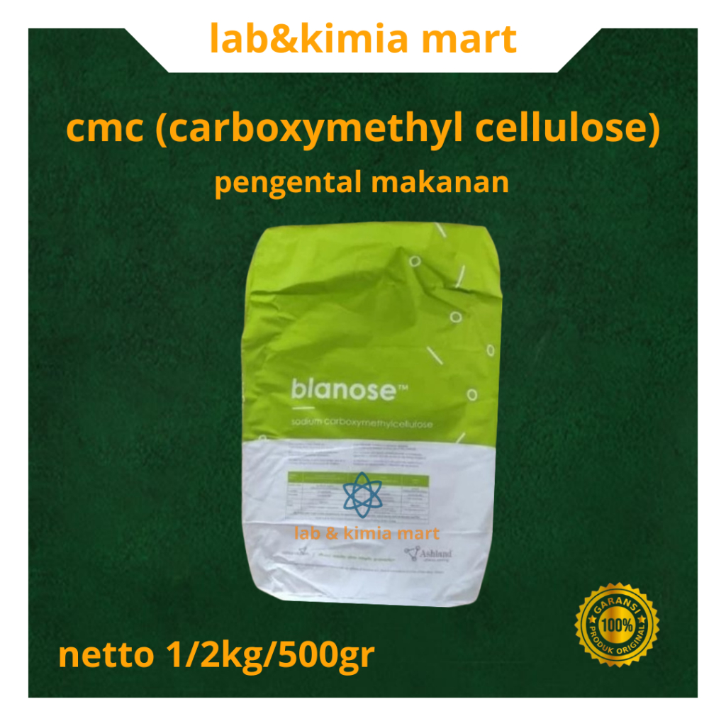 

CMC / Carboxy Methyl Cellulose / Pengental Makanan 1/2KG / 500GR