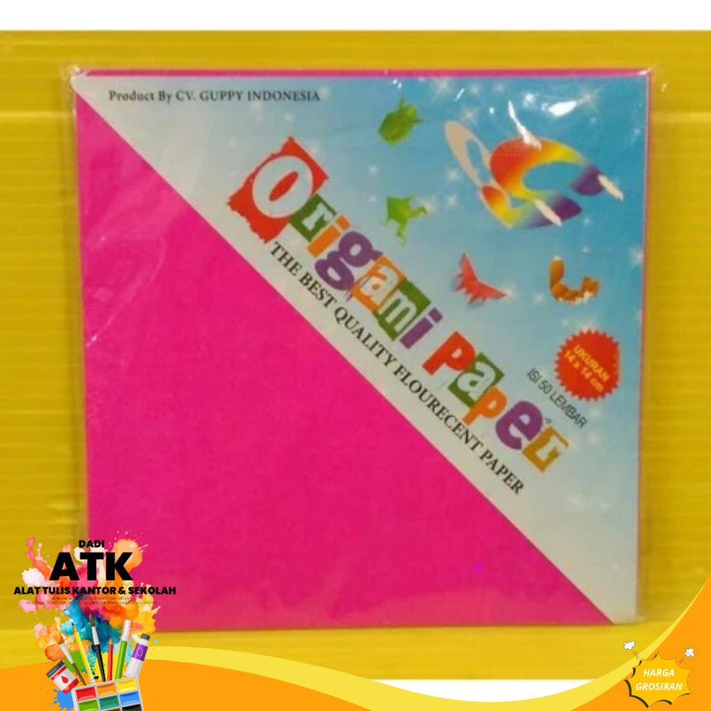 

Guppy Kertas Origami 14 x 14 - jumlah 2 pack