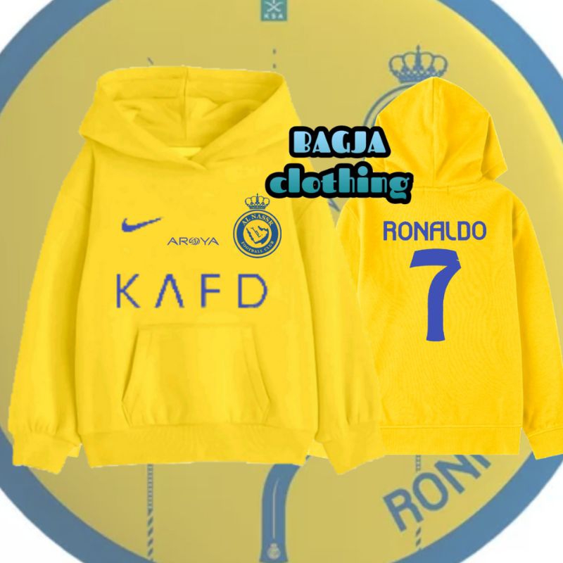 Hoodie sweater anak bola Al NASSR Cristiano Ronaldo