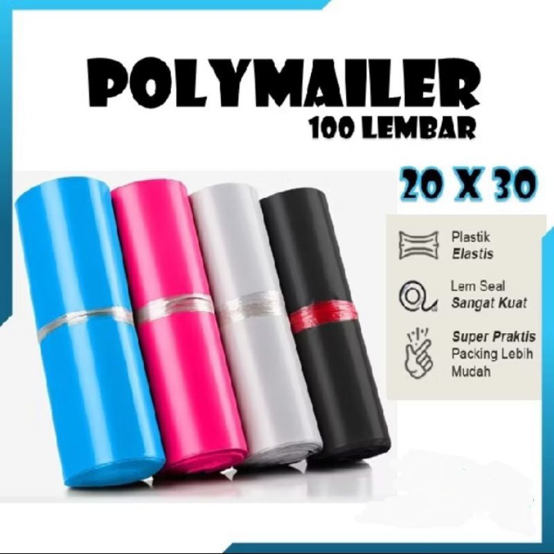 

Polymailer Lembar Plastik Elastis 20x30