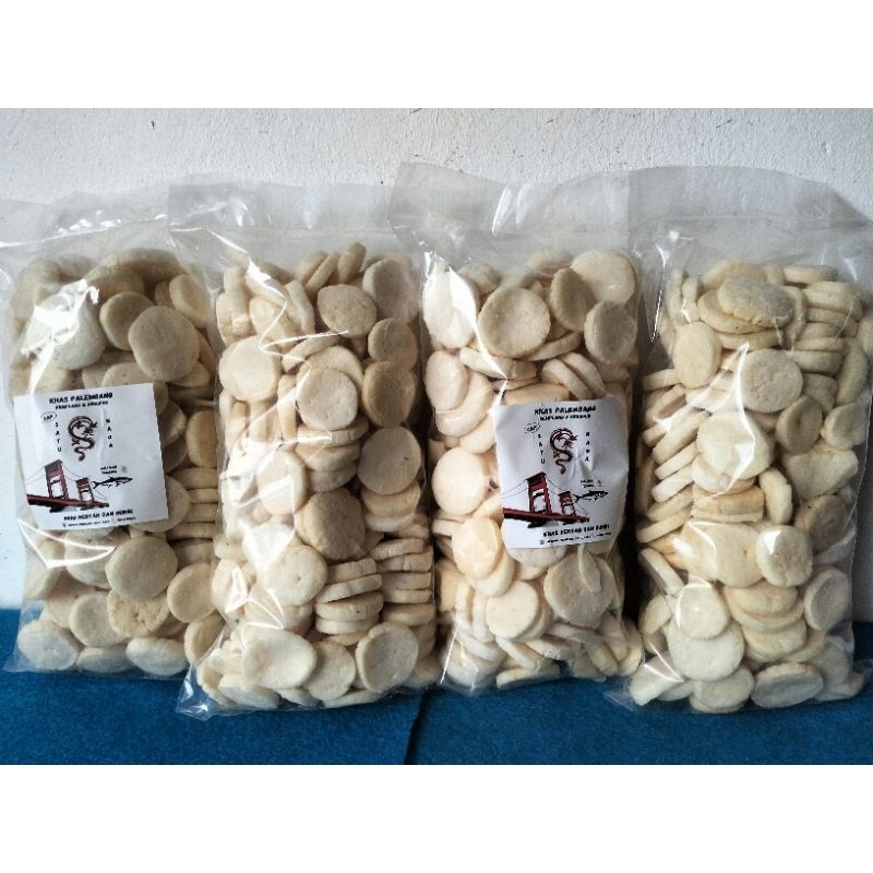 

kemplang mini 4 bungkus 800 gr (kualitas super nomor 1) kemplang khas Palembang asli ikan tenggiri