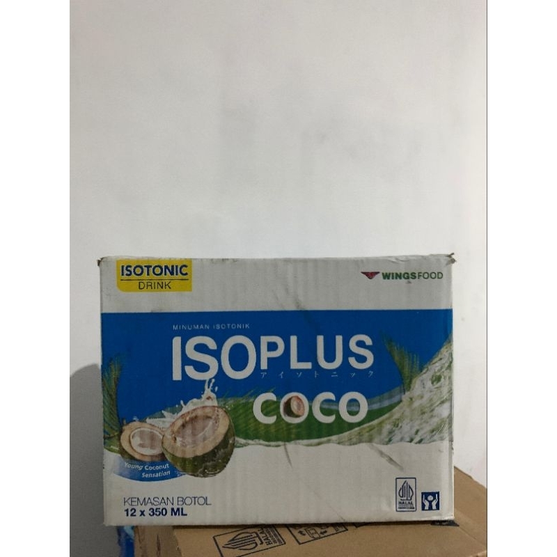 

isoplus 350ml isi 12 botol