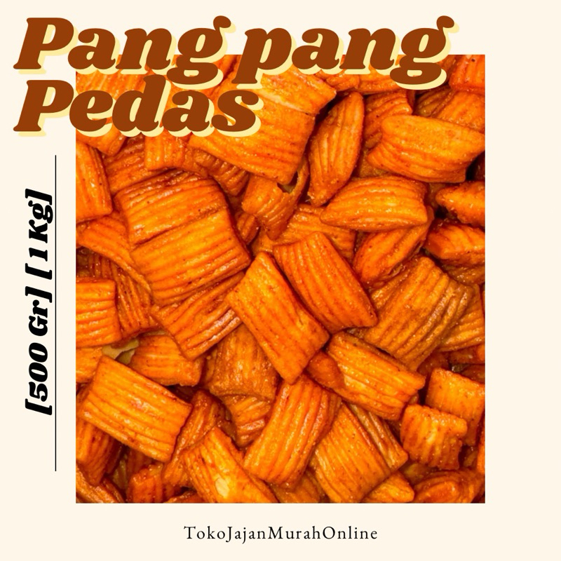 

Pang pang Jajan Jadul Ori Pedas Manis Gurih [500 gr] [1 kg]