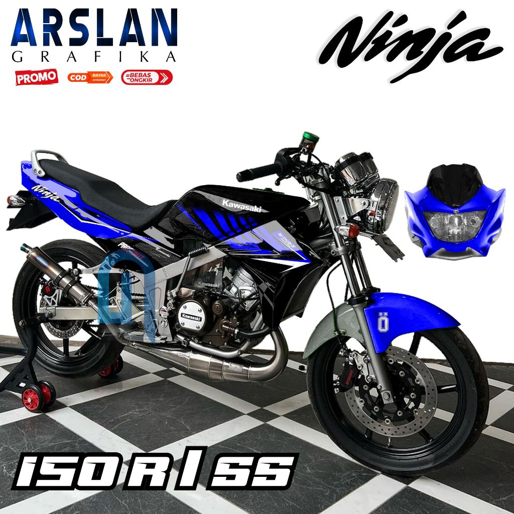 Stiker Ninja R 150 SS Old Full Body Decal Ninja 150 SS Full Body Variasi / Desain NJR