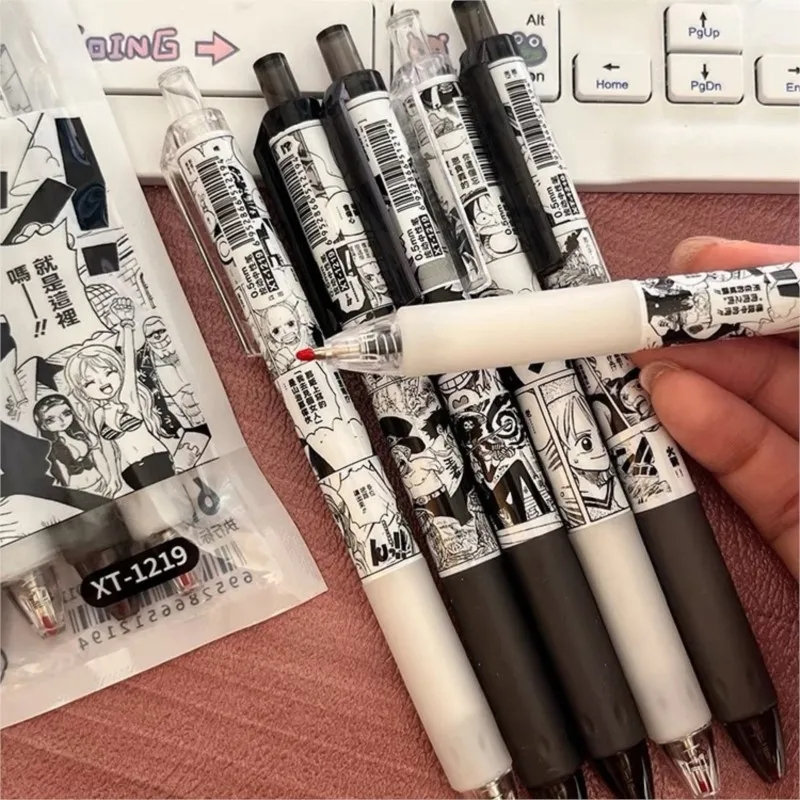 

Set Pulpen Pen Gel 0,5 Motif Manga One Piece Luffy Zoro Sanji Nami Hobi Anime alat tulis kantor sekolah kuliah karakter komik keren Anime koleksi