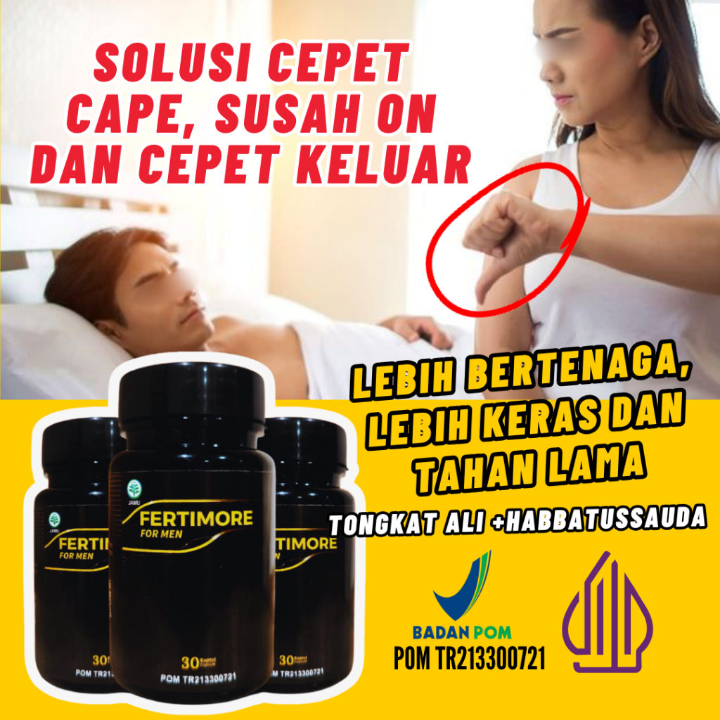 Fertimore For Men Kapsul Pasak Bumi/Tongkat Ali Plus Habbatusauda