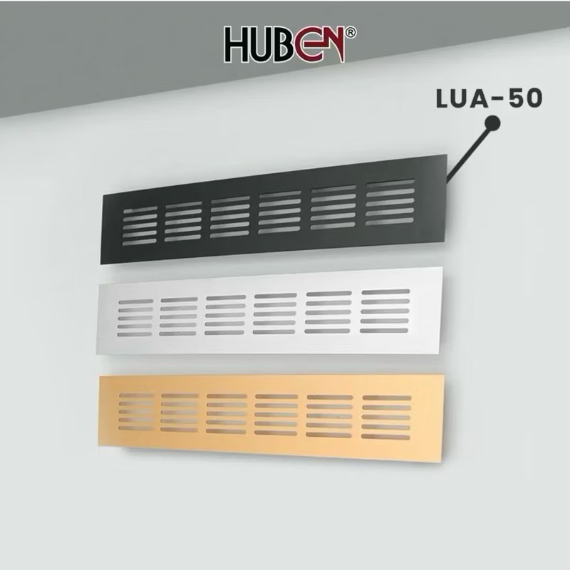 Lubang Hawa / Lobang Ventilasi / Saringan Angin Kotak Alumunium Anodize Black