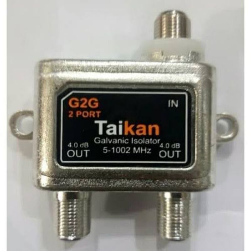 splitter antena tv cabang sambungan 2 way soliter signal drat - TAIKAN