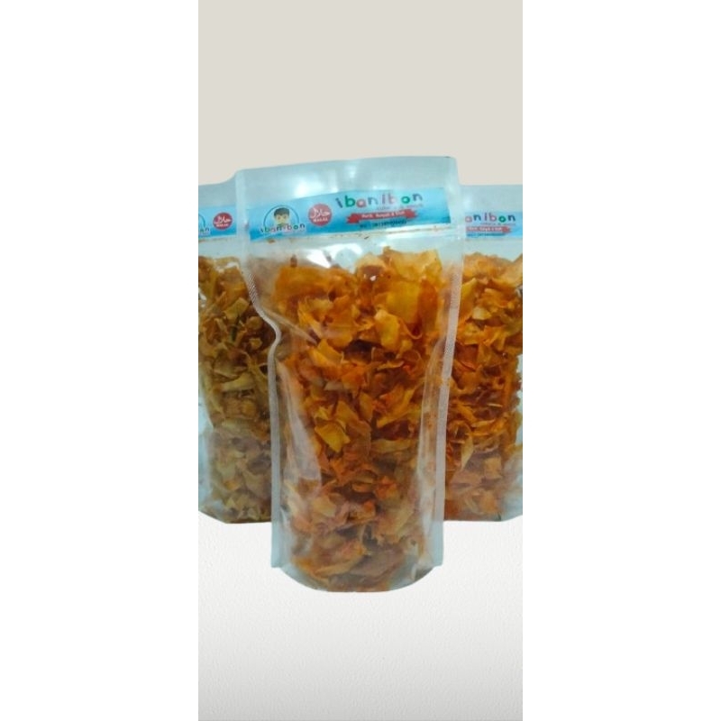 

Keripik Balado dengan daun jeruk