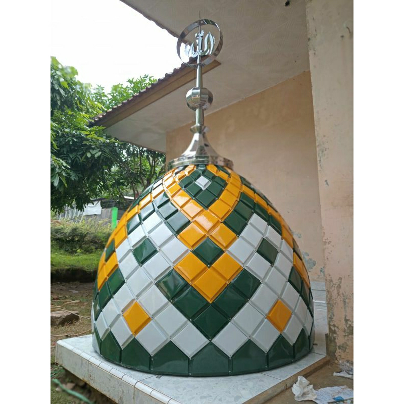 kubah Enamel/Panel Galvalum Ukuran 125 cm, Kubah Enamel/Panel Galvalum Cat Powder Coating Ukuran 125