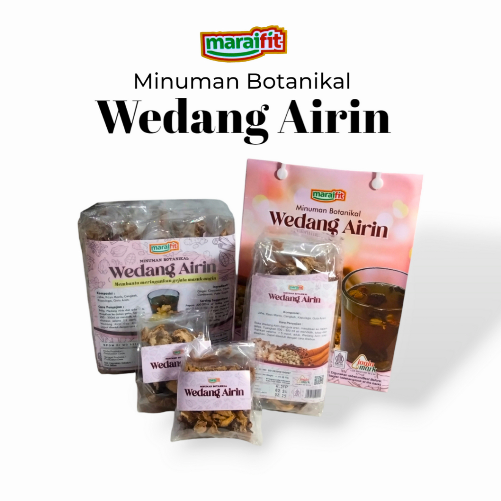 

Maraifit Wedang Airin Minuman Botanikal