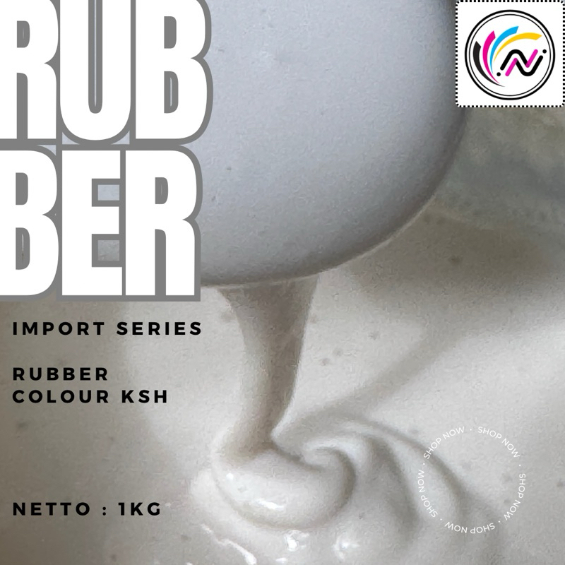 

1KG Rubber Paste KSH Series Pasta Putih Pasta Warna KSH Import