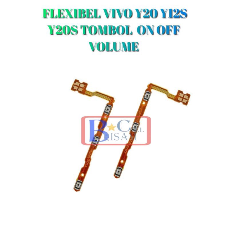 FLEKSIBEL ON OFF VIVO Y20 / Y20i / Y20S / Y12S - TOMBOL DAYA ON OFF VOLUME
