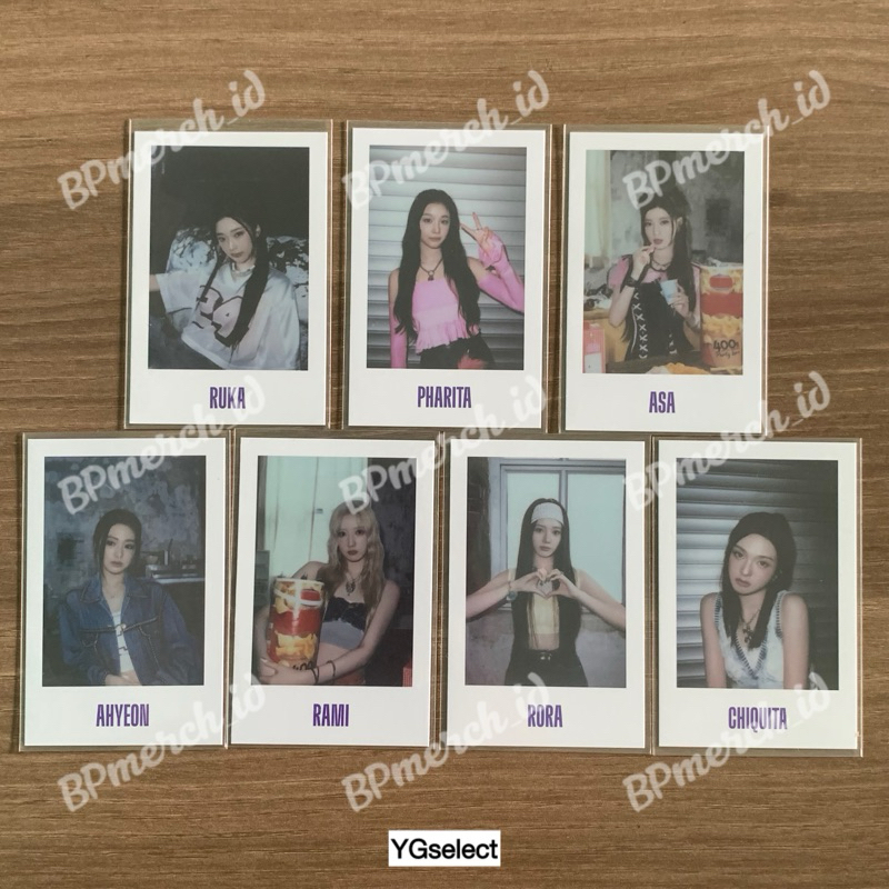 BABYMONSTER FANSIGN WINNER PHOTOCARD FROM YGSELECT