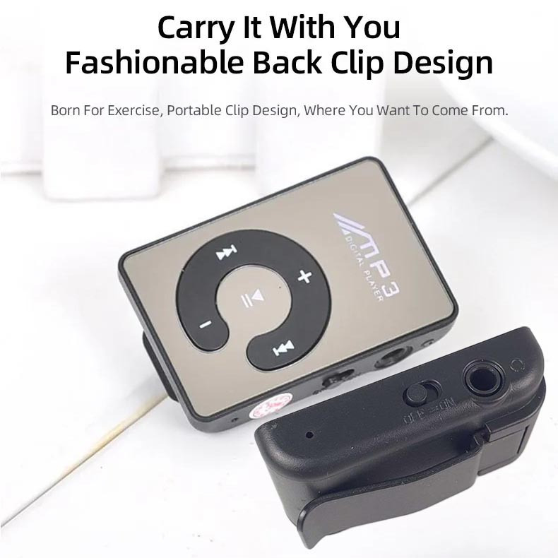 Pemutar Musik Mp3 Mini Player Lagu Kecil Portable Micro SD TF Card Murah Terbaik