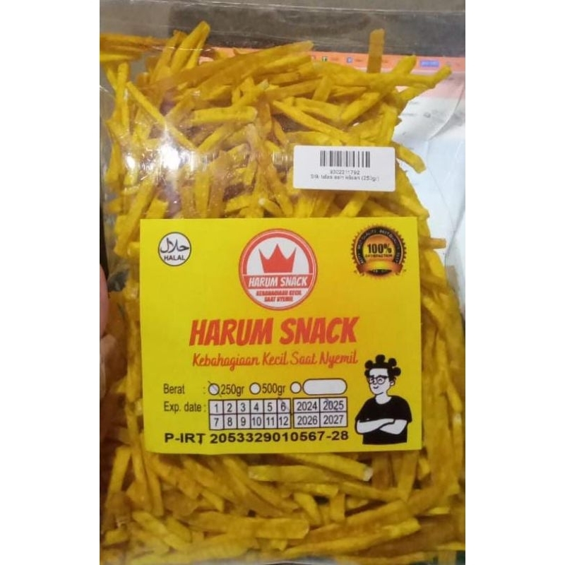 

STIK TALAS ASIN 250 Gram [Harum Snack Official] Snack kiloan camilan cemilan gurih renyah