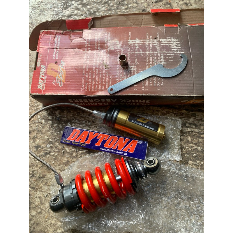 Shock Breaker Yamaha Jupiter MX 135 tabung pisah Merk DAYTONA
