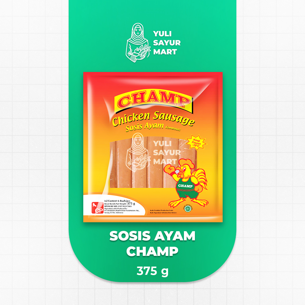 

Sosis Ayam Champ 375g - Yuli Sayur Mart
