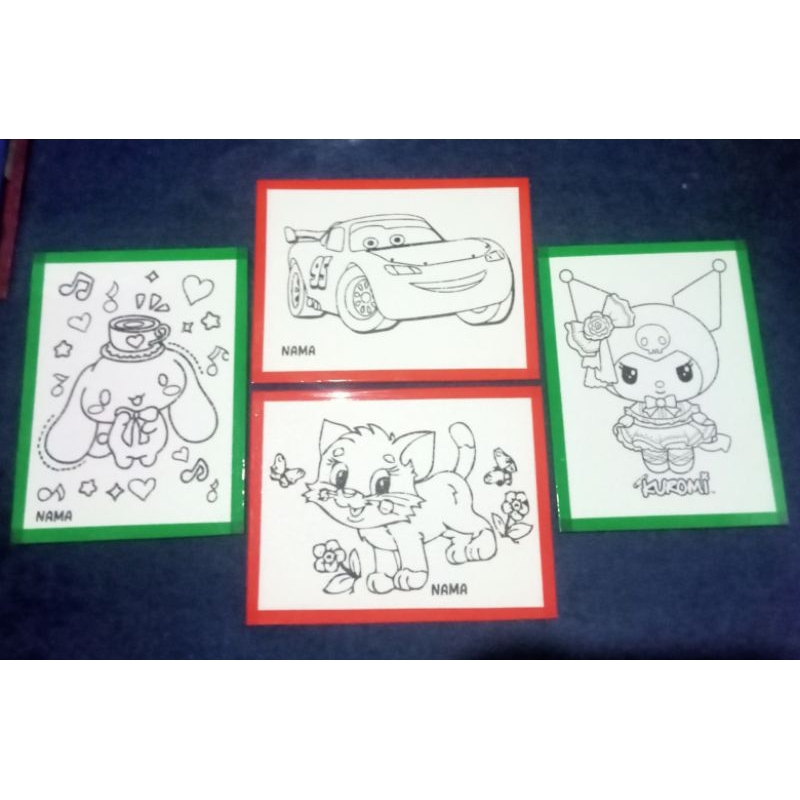 

Styrofoam lukisan anak ukuran 33x50x1cm 50 pcs