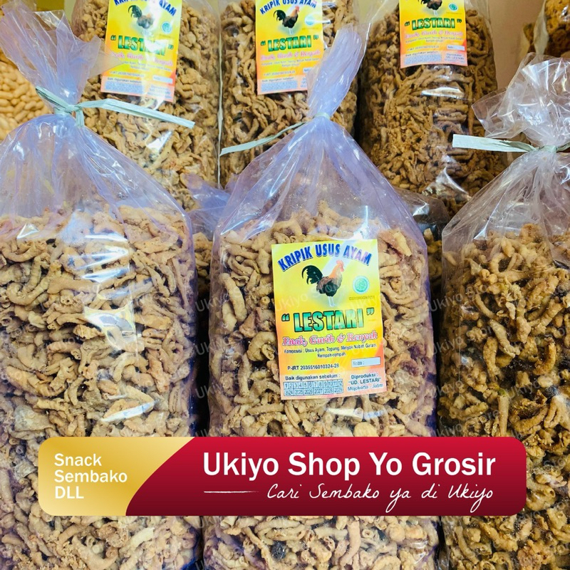 

Ukiyosnack - Keripik Usus 1Kg Usus Crispy Original Rasa Rempah