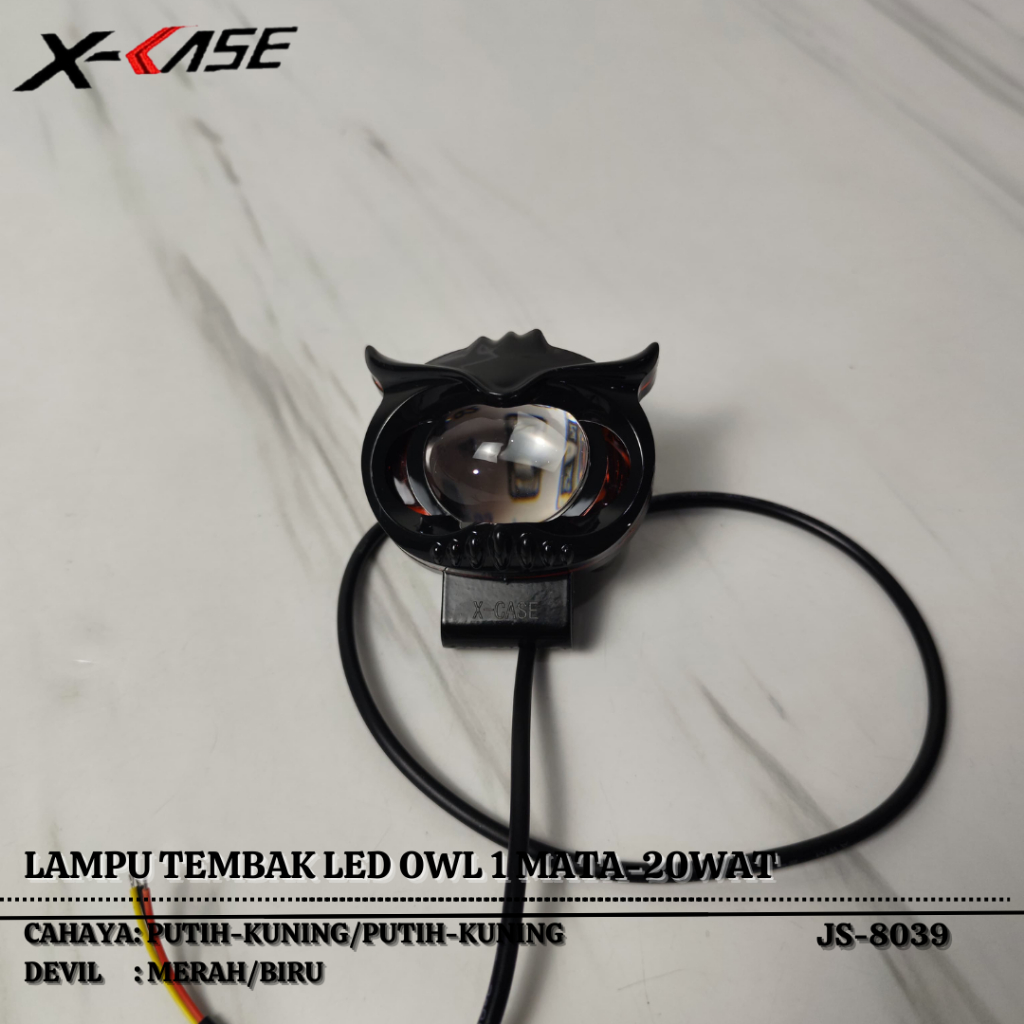 Lampu Tembak X Case LED 1 Mata UNIVERSAL