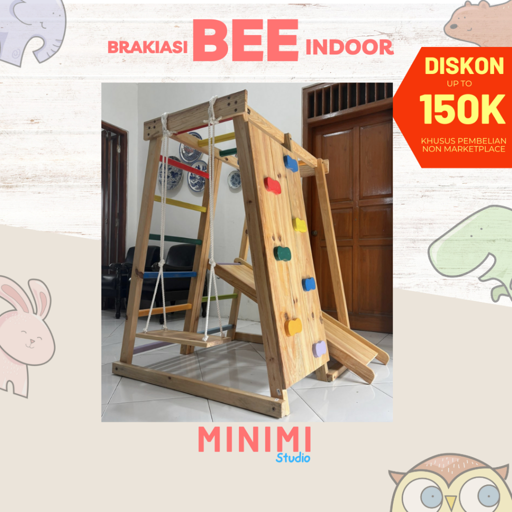 Brakiasi Type Bee - Indoor Gym Jungle Kids Anak Tangga Brakiasi