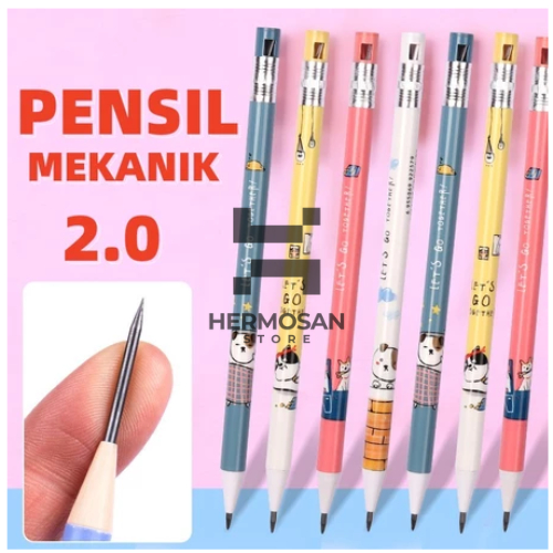 

Mechanical Pencil Pensil Otomatis Motif Kartun Lucu Peralatan Alat Tulis Gambar Lukis Anak Sekolah Kuliah