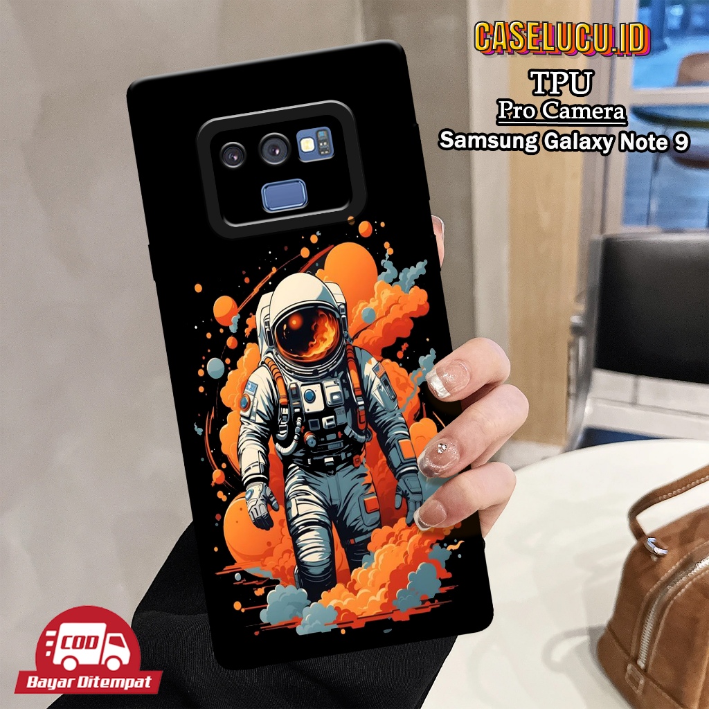 Case Samsung Galaxy Note 9 Terbaru - Fashion Case Astronot - Casing Hp Samsung Galaxy Note 9 - Kesin