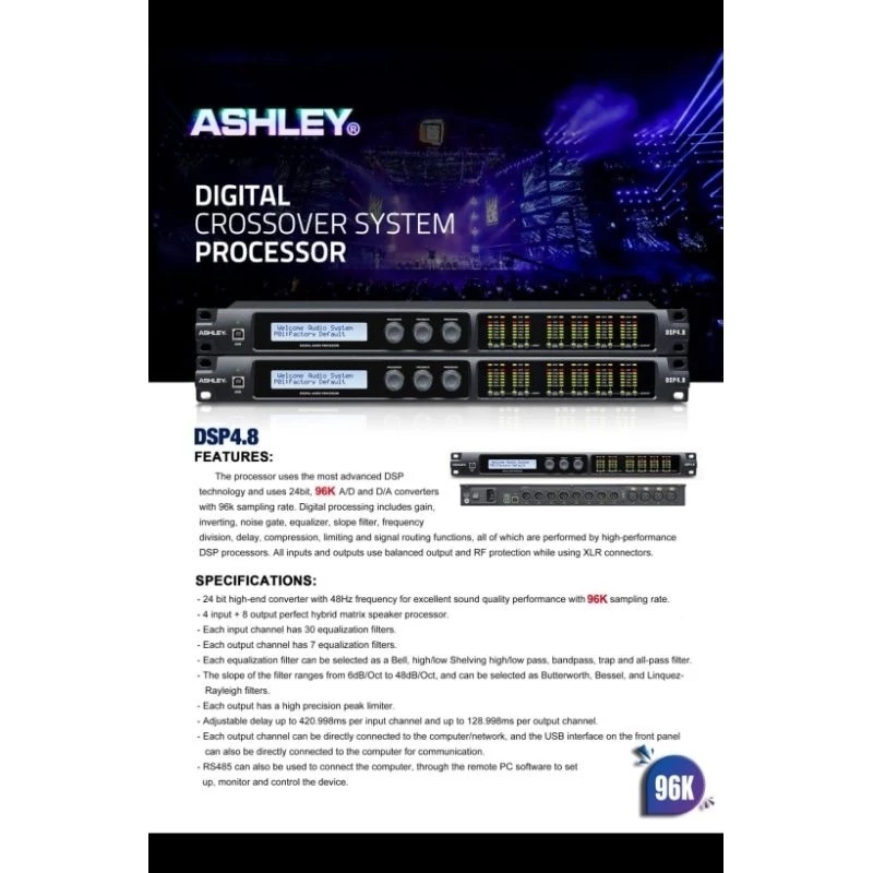 Speaker Management Ashley DSP 4.8/DSP4.8( Original )