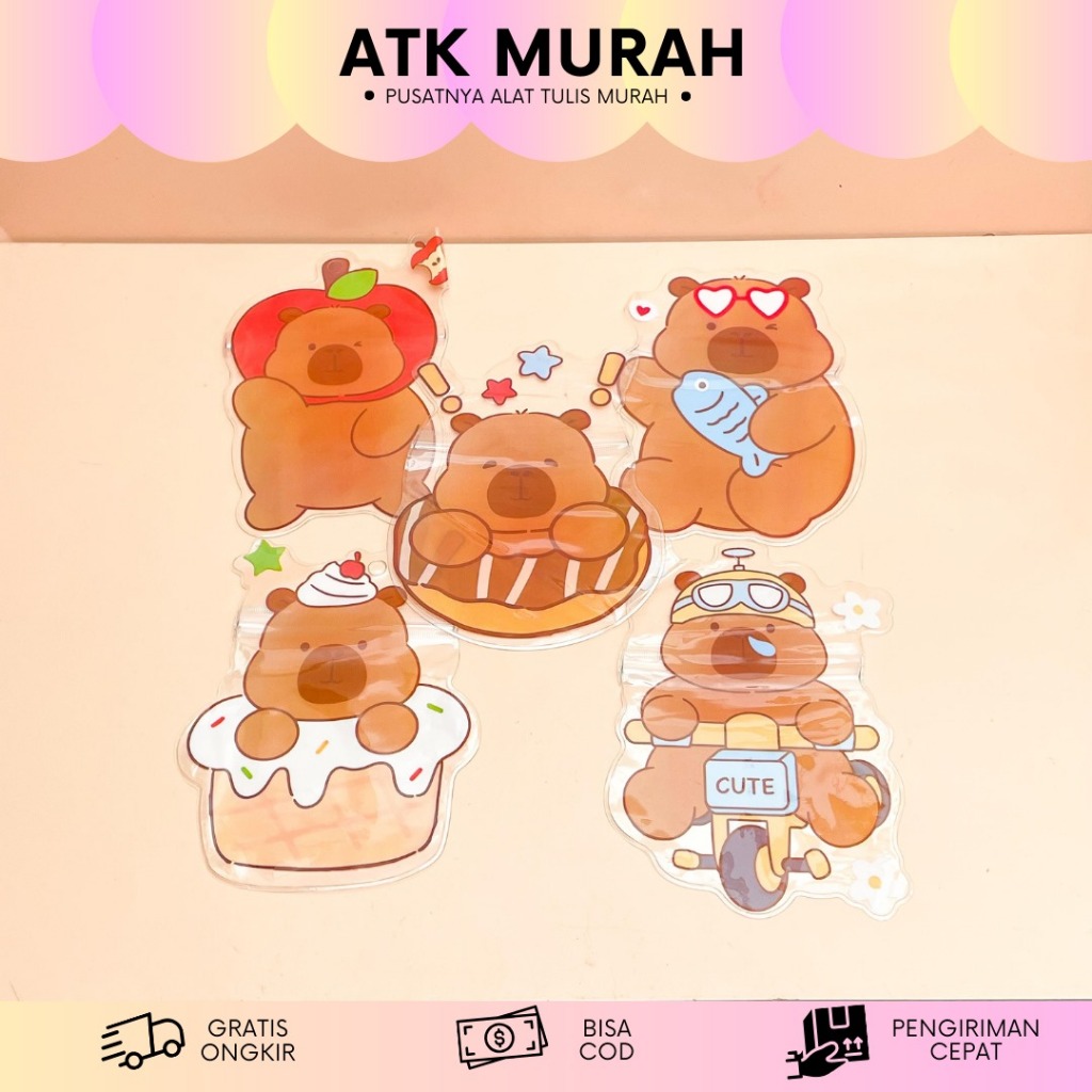 

POUCH ZIPPER MINUMAN CAPYBARA KP-1743 PLASTIK PACKING STRAP PHONE MOTIF CAPYBARA TEMPAT PLASTIK PACKING ZIPPER CAPYBARA MURAH TERJANGKAU