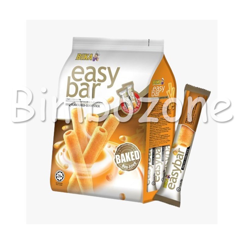 

Bika Easy Bar 108g Corn Stik Rasa BBQ Bika Easy Bar Chicken BBQ Seaweed Cheese Flavour Corn Stik