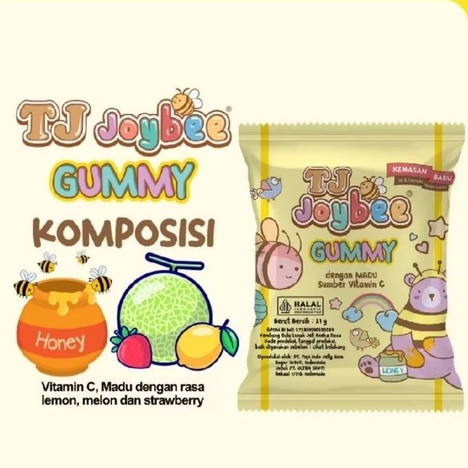 

TJ Joybee Gummy Permen Madu TJ dengan Vitamin C