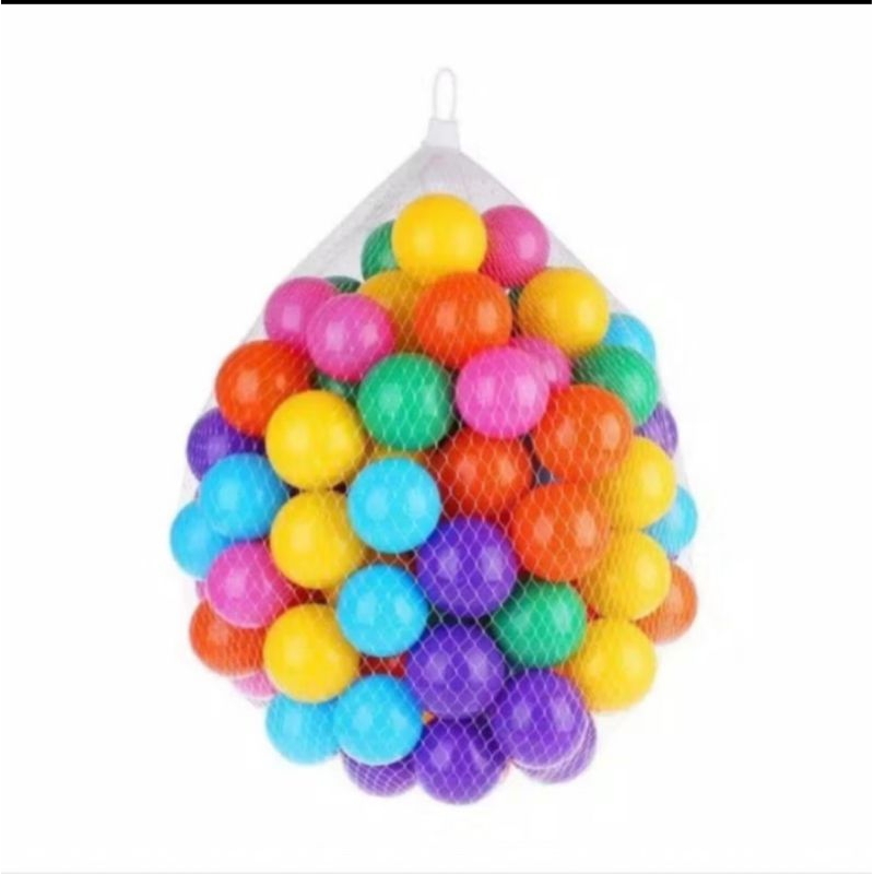 Mainan Anak Mandi Bola/Bola Kecil warna warni  Mandi Bola Isi 50 pcs