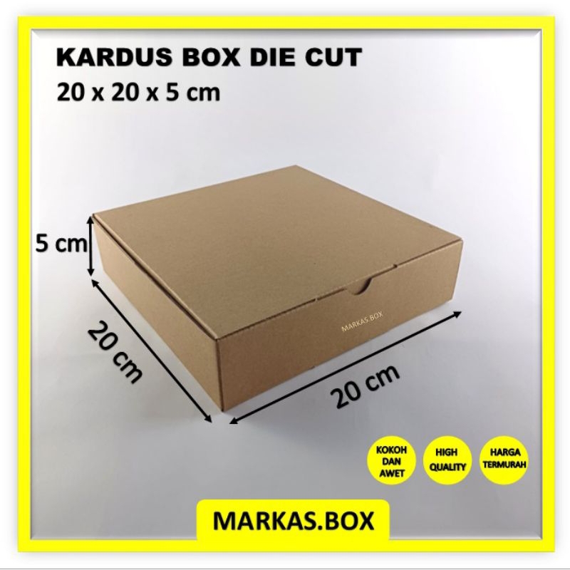 

Kotak Kardus Karton Box Uk:20x20x5 cm Die Cut/ Model Box PIZZA baru