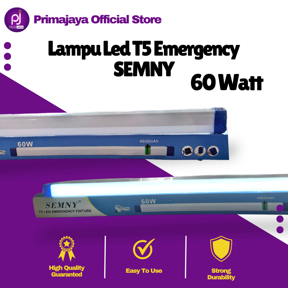 Lampu TL Neon LED T5 Tube Light 20W 17cm 40w 32cm 60W 64cm Warna Putih Modern Semny