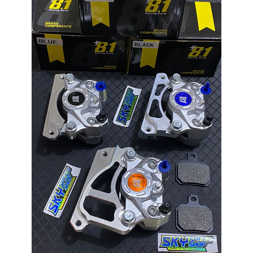 KALIPER + BREKET formula 81 racing part 8.1 vario beat scoopy spacy genio piringan CAKRAM DEPAN DISK