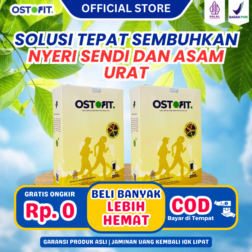 

OSTOFIT - 2 BOX SUSU HERBAL SEMBUHKAN NYERI SENDI