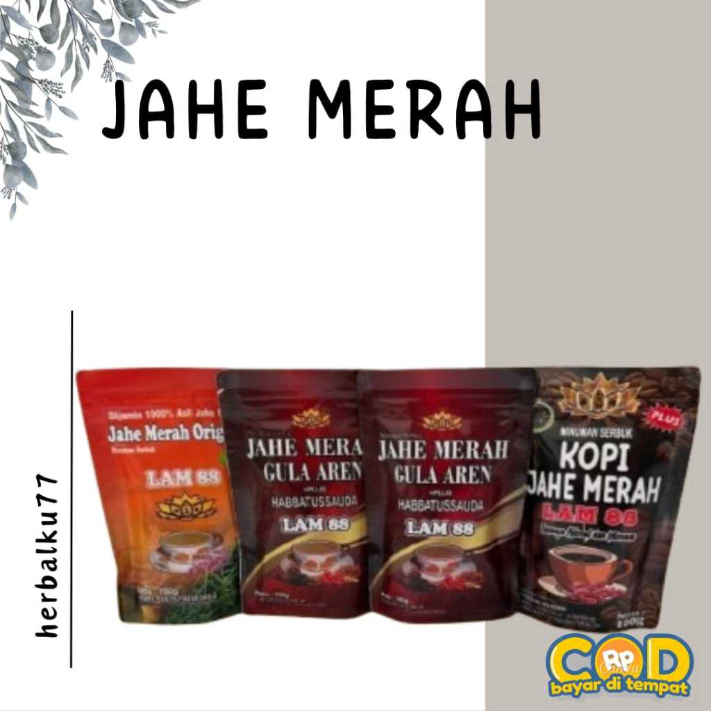 

(100GR) MINUMAN JAHE MERAH INSTAN