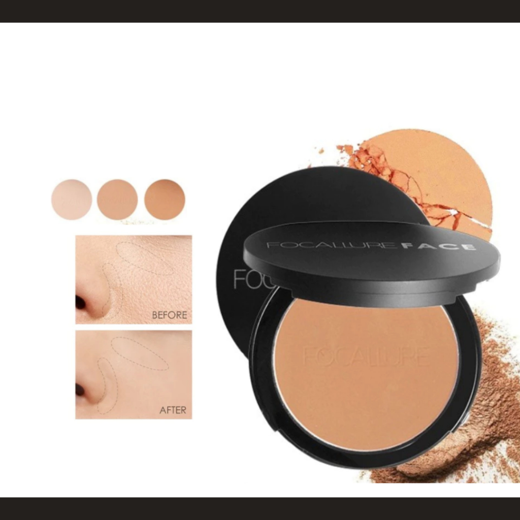 Focallure Oil Control Pressed Powder Matte / Bedak Padat