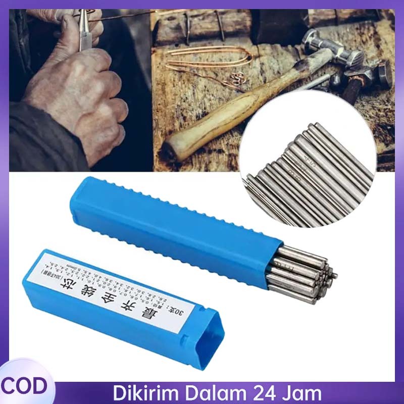 30pcs Kawat Gulung Perhiasan Alat Membuat Perhiasan Peralatan Tukang Emas Untuk Membuat Perhiasan