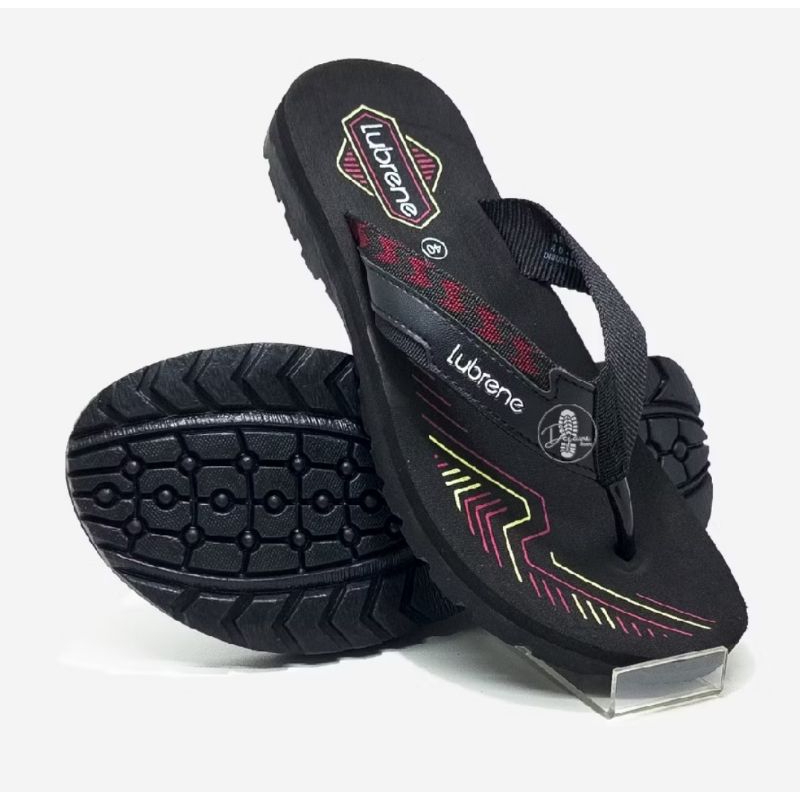 Lubrene Sandal Jepit Hitam/sandal lubrene original 100%