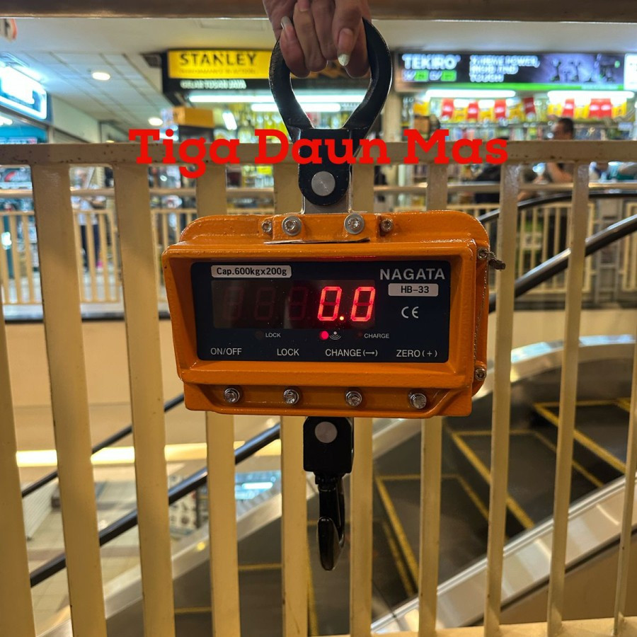 Timbangan Gantung Nagata HB33 600 Kg Crane Scale Nagata HB33 600 Kg Timbangan Gantung Nagata 600 Kg 