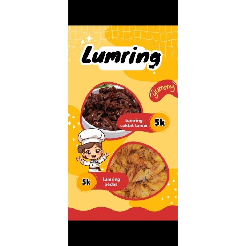 

Snack lumring (lumpia kering)