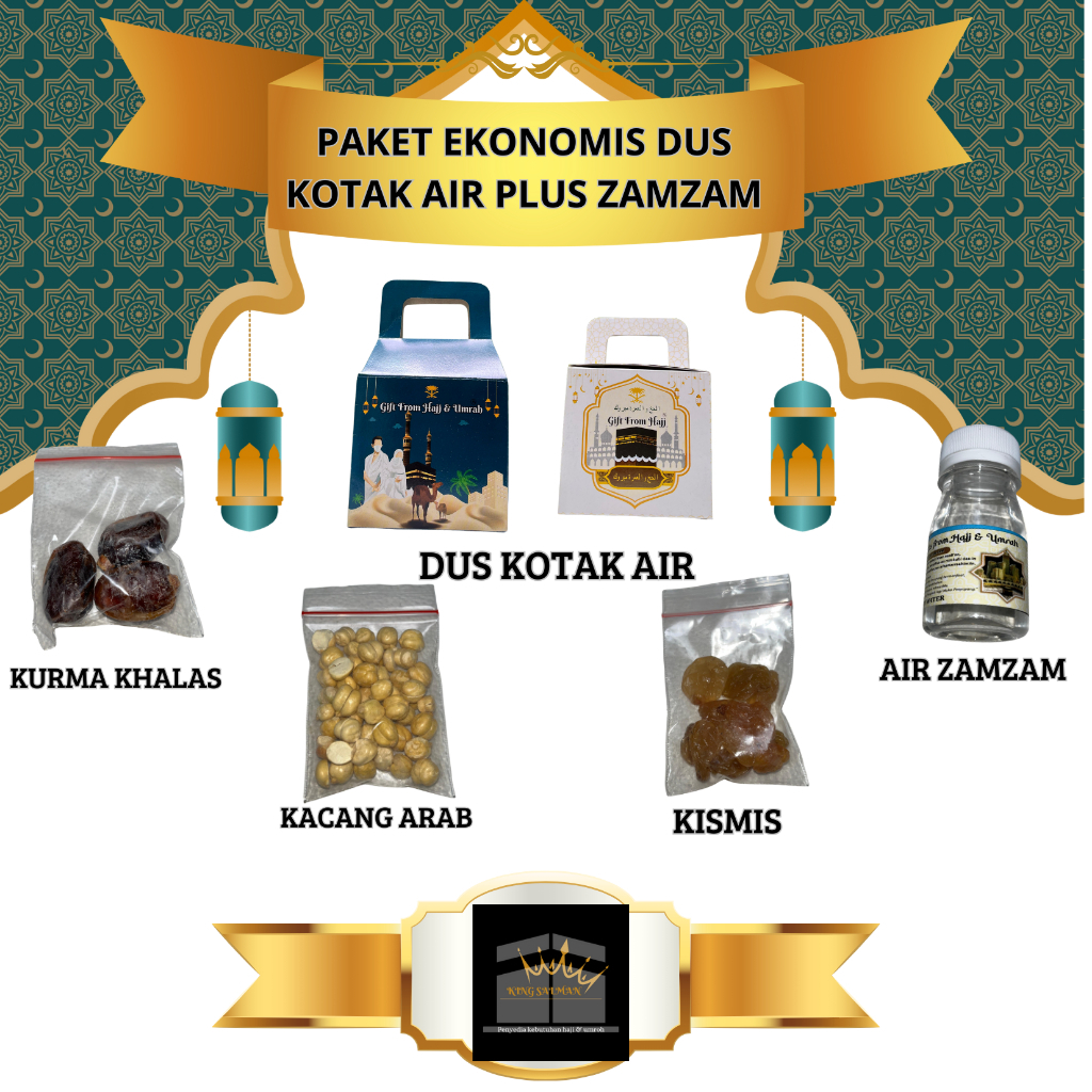 

Oleh-Oleh Haji dan Umroh Paket Ekonomis plus Zamzam paket Oleh-Oleh Haji Umroh kemasan variatif