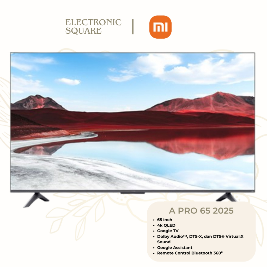 LED TV XIAOMI 65 Inch A PRO 65 2025 4K QLED Google TV