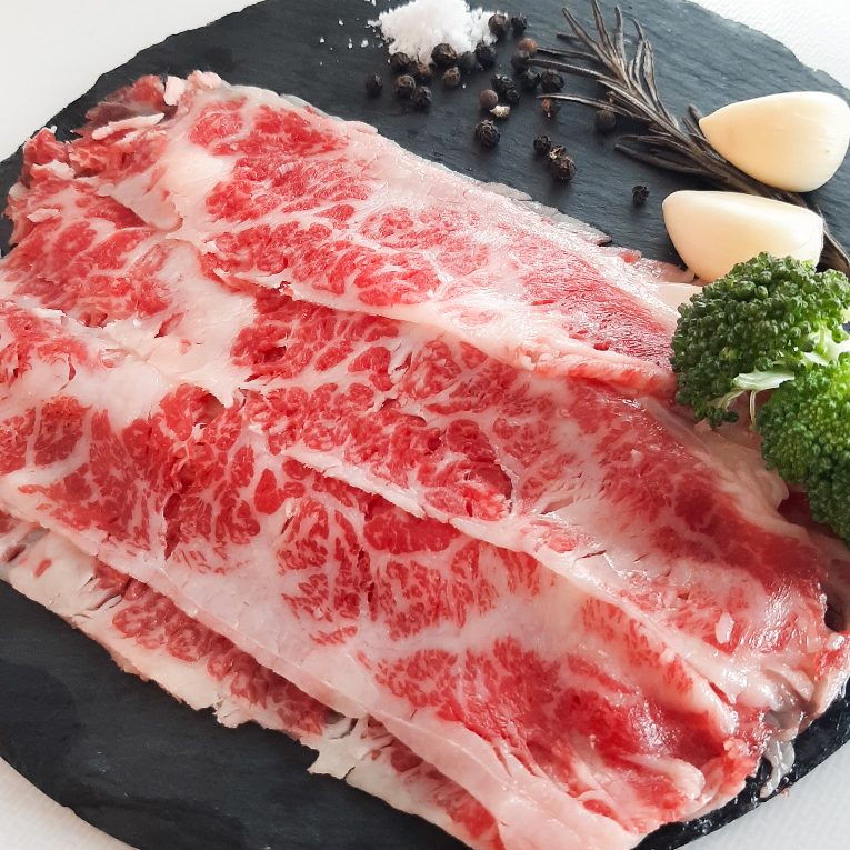 

BEEF SLICE KARUBI PLATE MB-9 250 GR /DAGING SAPI TIPIS KARUBI/MARBLING