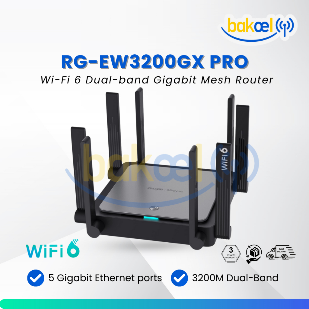 Ruijie RG-EW3200GX PRO - Wi-Fi 6 Dual-band Gigabit Mesh Router
