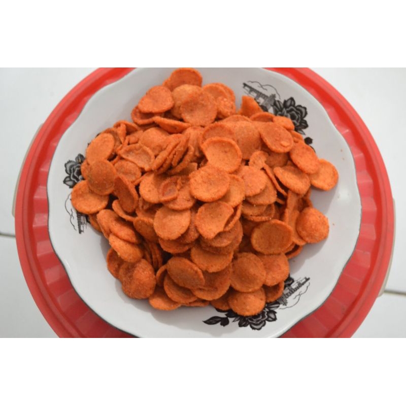 

Sosis Goreng 100gram Pedas daun jeruk/Original/ Balado/ Kripik Sosis/Sosis Goreng Viral